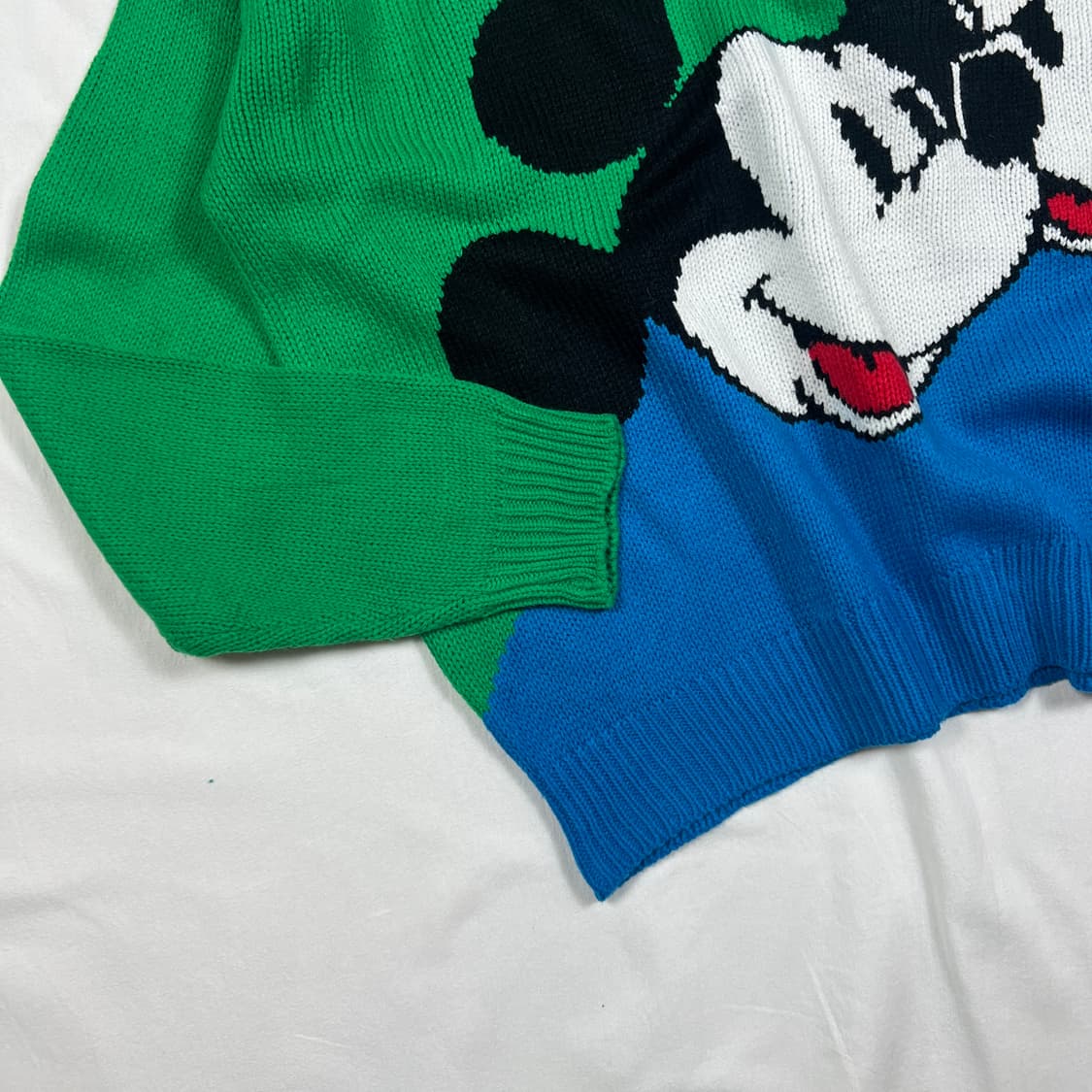 90‘s 디즈니 미키마우스 카툰 니트 상품이미지4