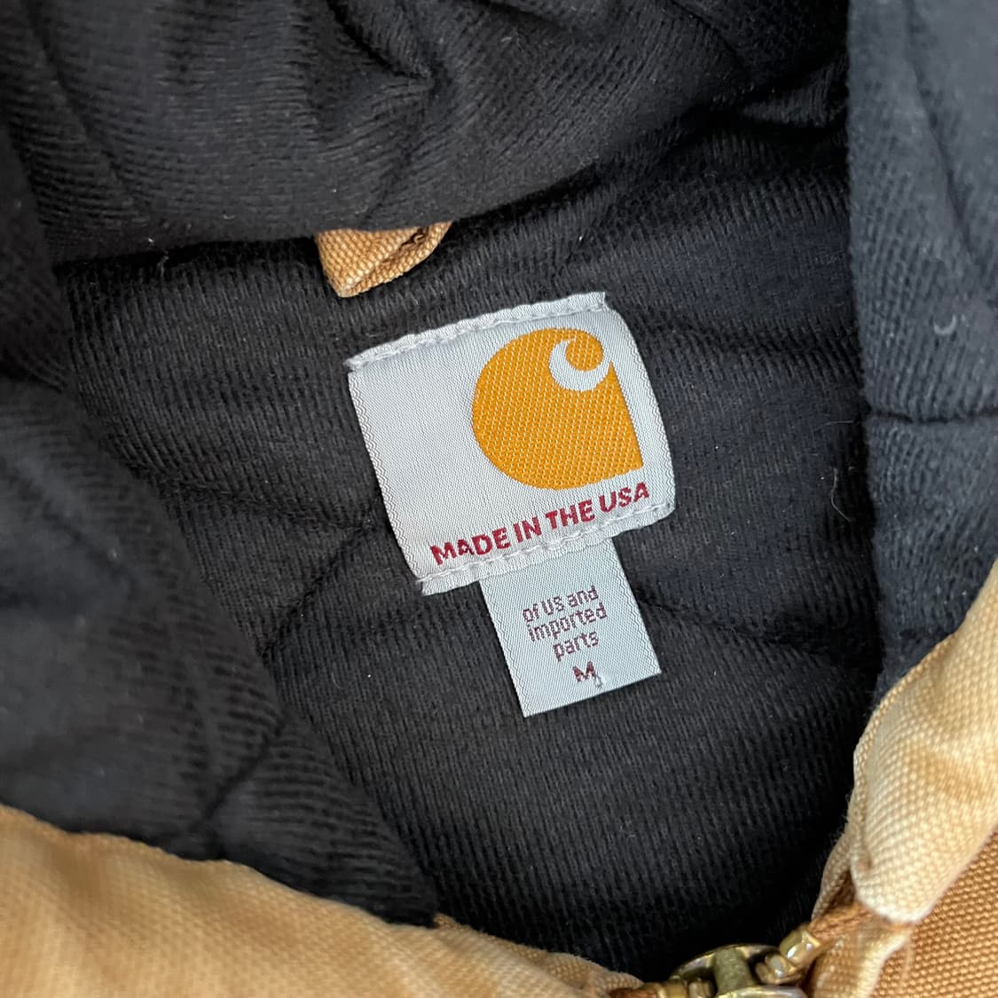 칼하트 USA 오리지널 J140 BRN 덕 액티브 후드 워크자켓 상품이미지4