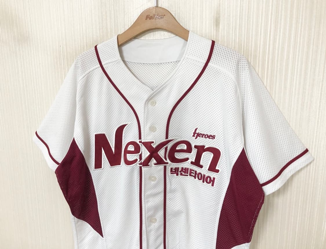 KBO 위팬 넥센(키움)히어로즈 홈유니폼/져지 110 #16 강정호 상품이미지6