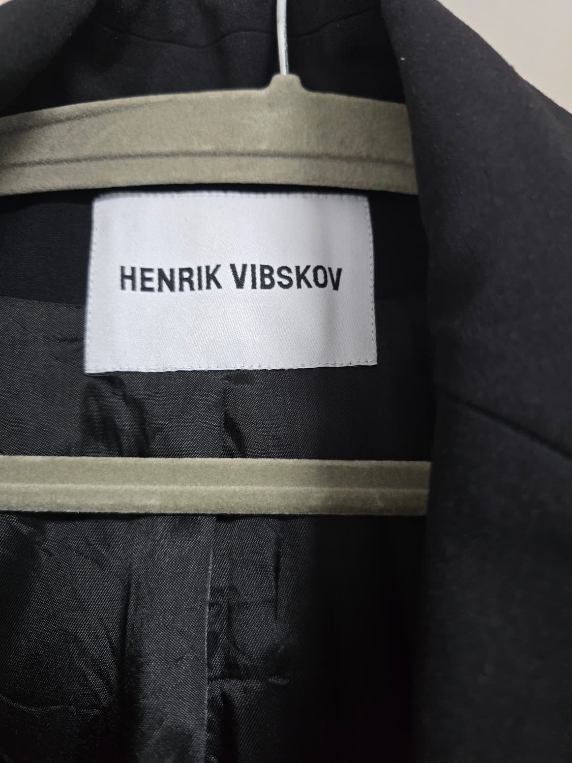 헨릭 빕스코브 Henrik Vibscov 블랙 블레이저 다크웨어 릭오웬스 상품이미지2