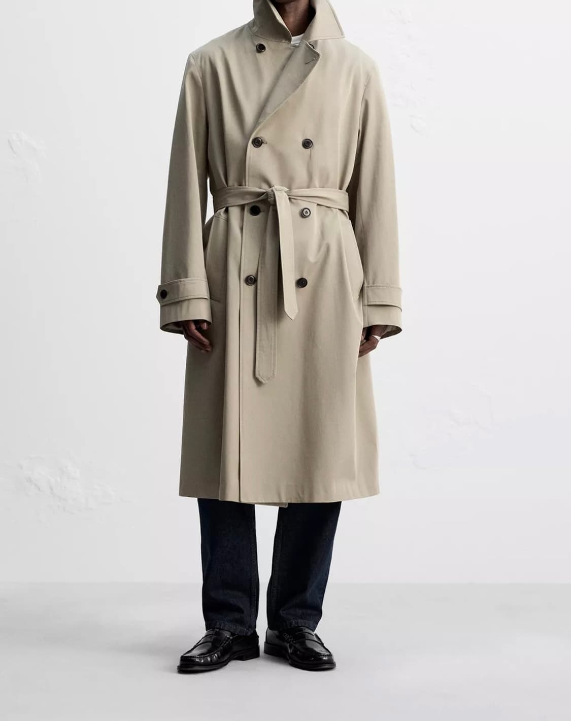 자라 오리진 MANTECO 롱 트렌치 코트 상품이미지1