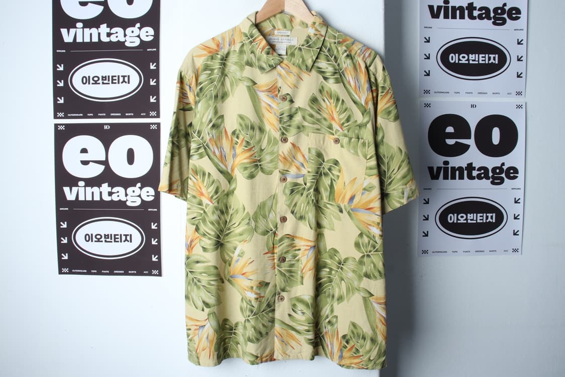 (L-2XL) 브랜드빈티지 반팔셔츠 남방 USA 하와이안-H33364 상품이미지2