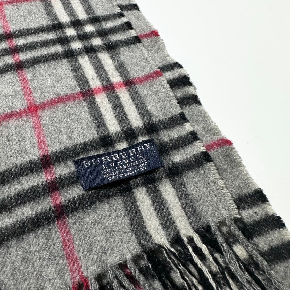 버버리 캐시미어 100% 체크 머플러 목도리 상품이미지3
