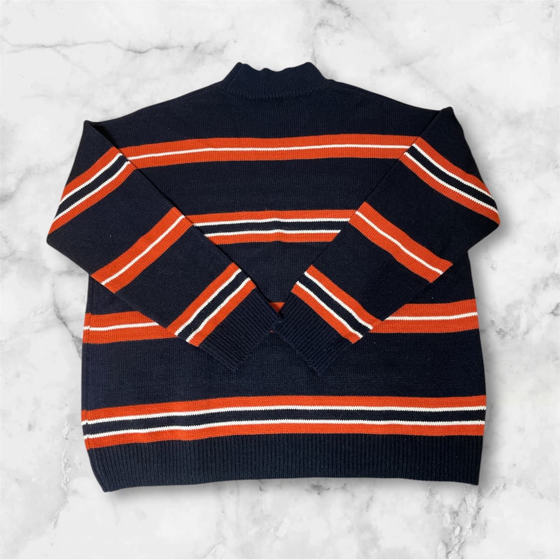 빈티지 - 터틀넥 스트라이프 스웨터 상품이미지2