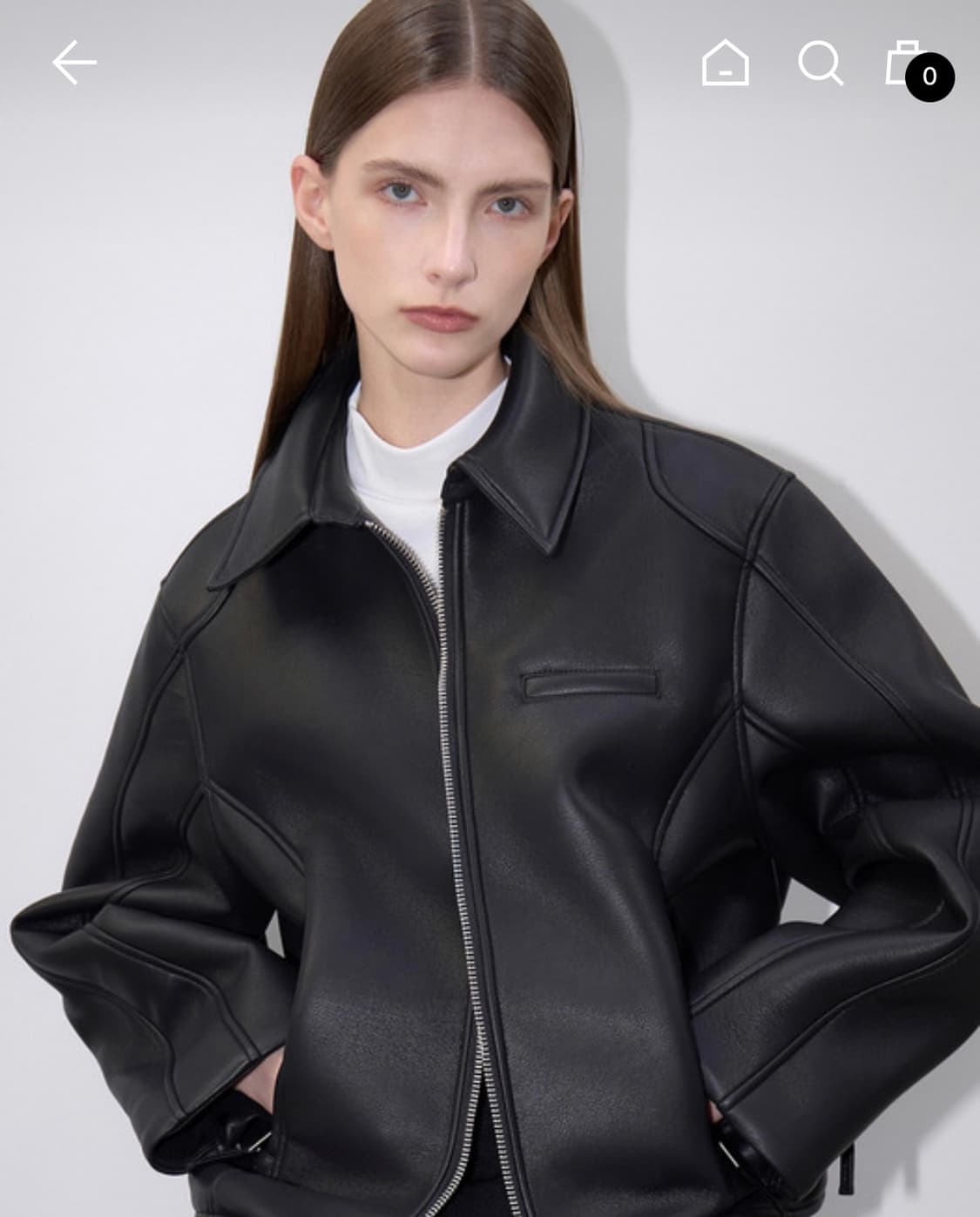 우이 ouie Seoul 레더 자켓 상품이미지2