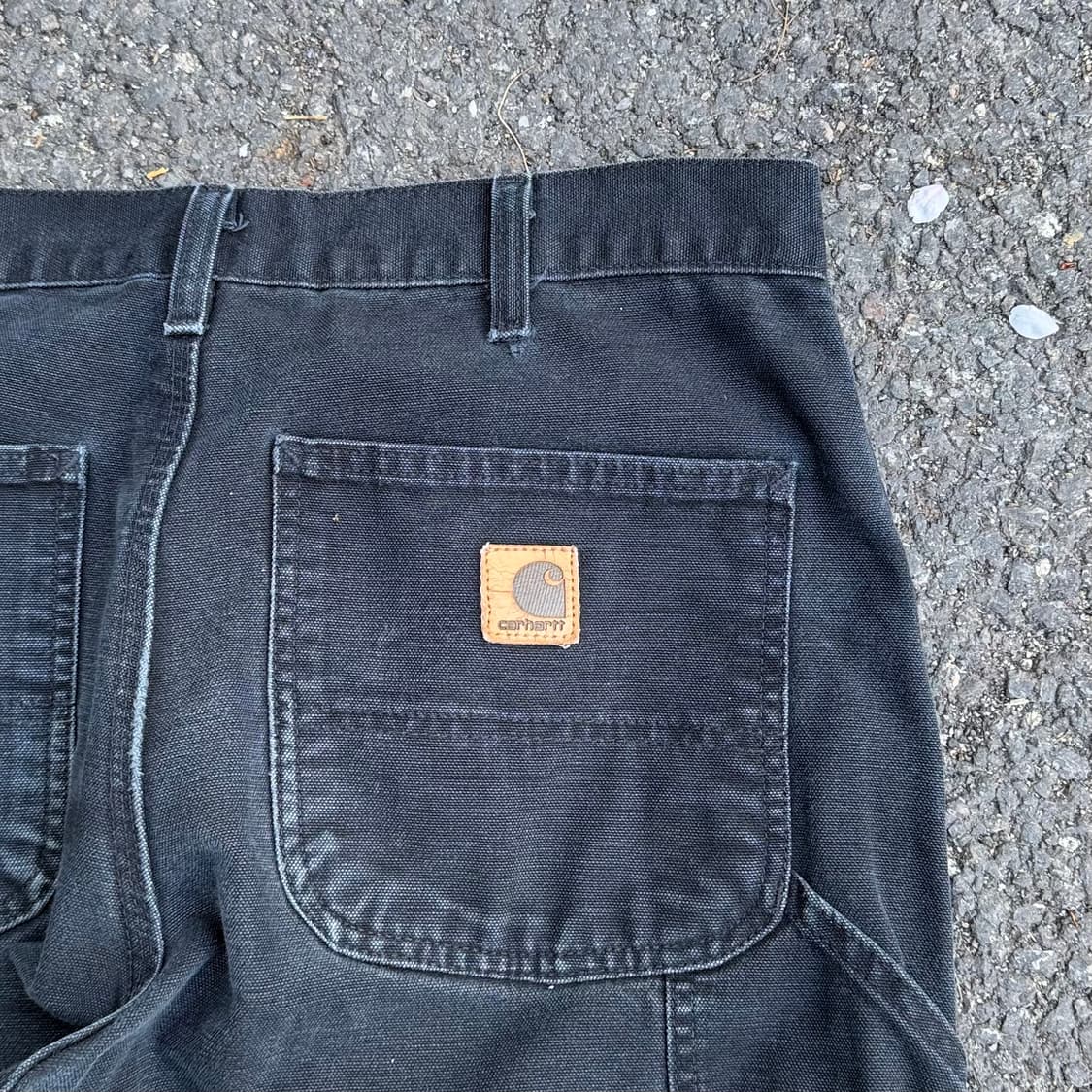 OG 칼하트 B11 BLK 싱글니 카펜터 팬츠 상품이미지7