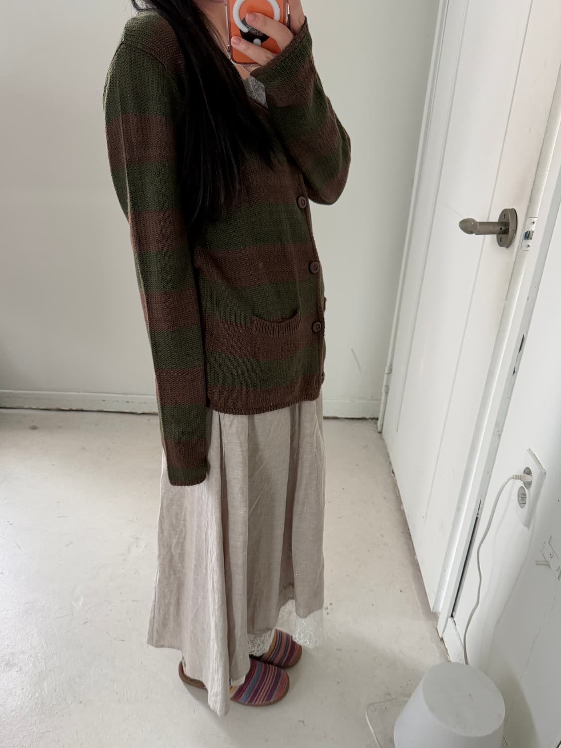 일본빈티지 두쫀쿠 레이스 가디건 세트 상품이미지2