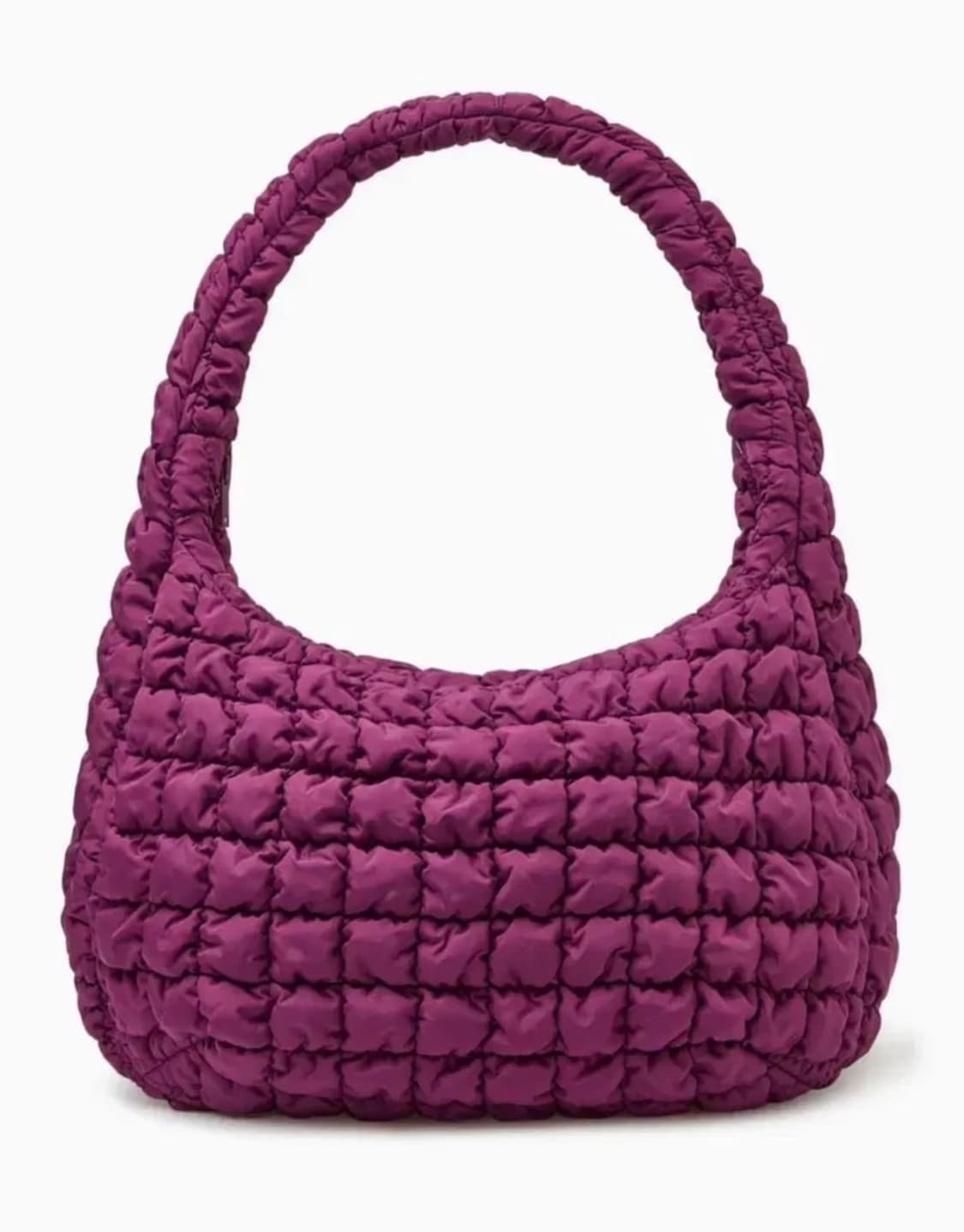 코스 오버사이즈 퀼티드백 버건디 새제품 상품이미지1