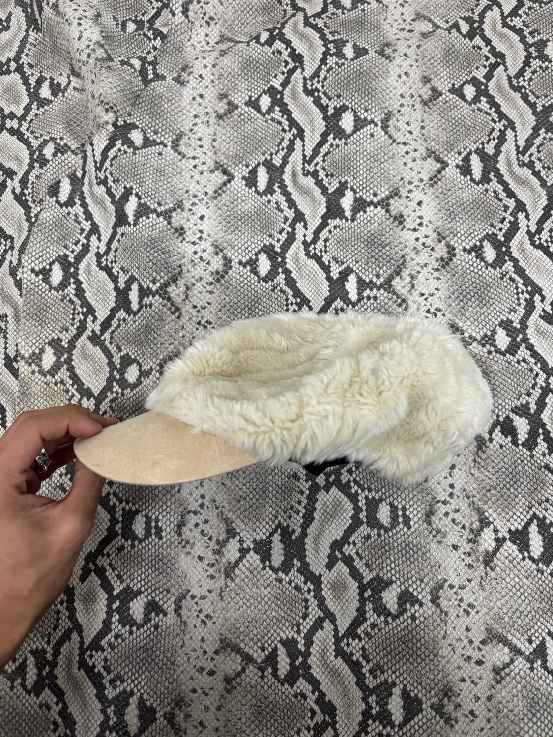 5 Beige Fur Cap (여성 Free) 3.0 상품이미지5