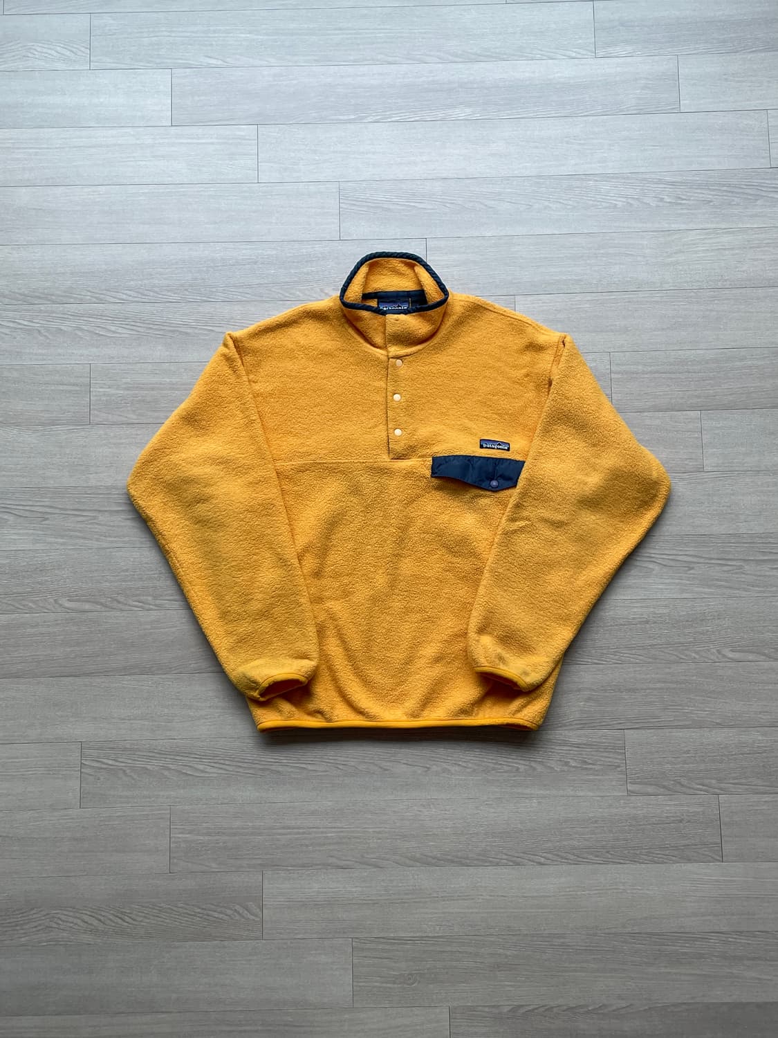 90s 파타고니아 신칠라 옐로우 네이비 rare 빈티지 상품이미지1