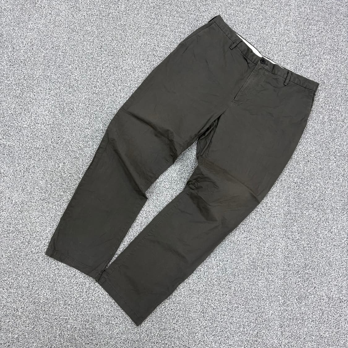 92 헤지스 남성 차콜 면바지  0421J 상품이미지1