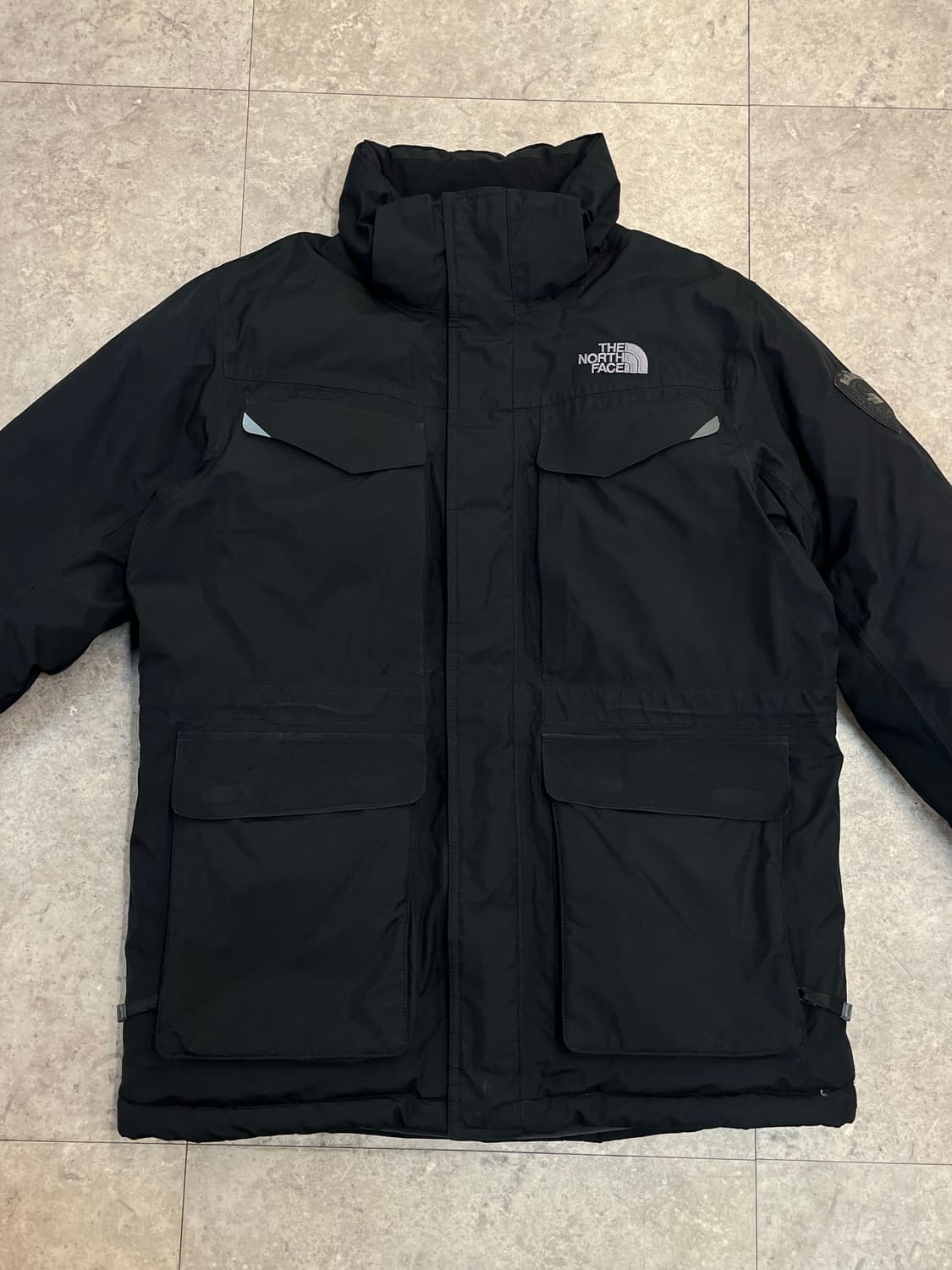 노스페이스 맥머도 구스 다운 패딩 자켓 블랙 100(L) #csz2470 상품이미지4