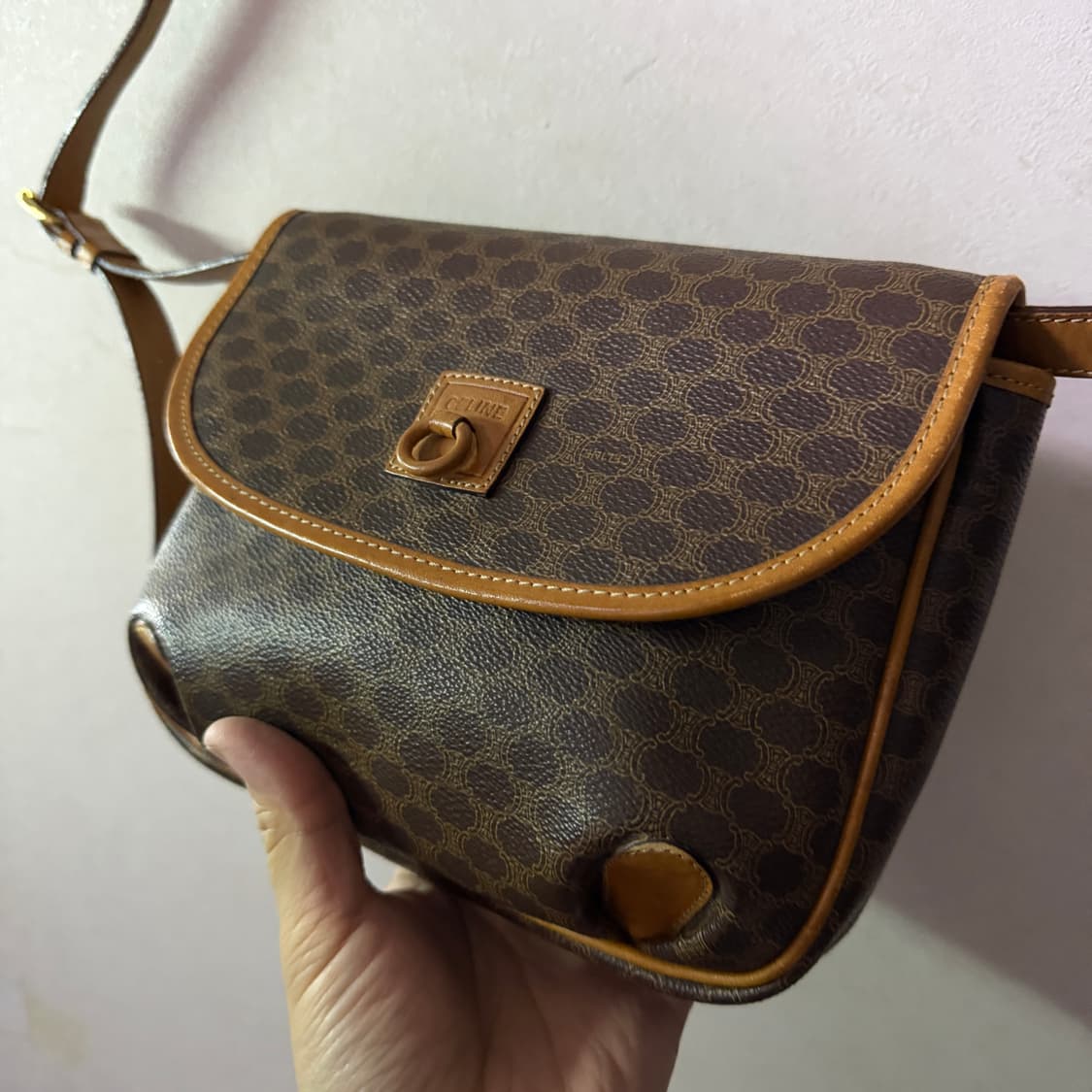 빈티지 셀린느 마카담 미니 크로스백 상품이미지4