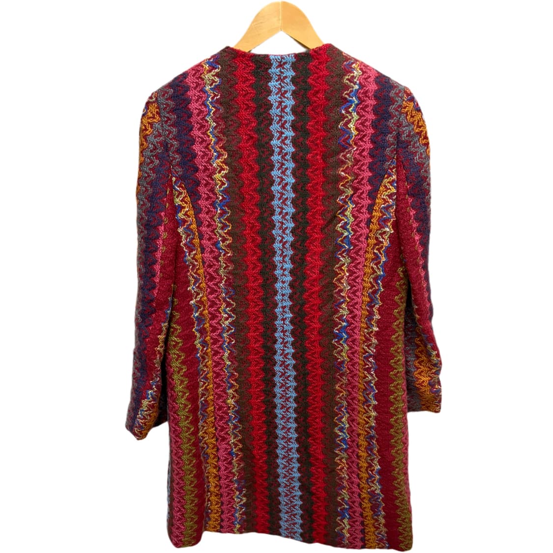 빈티지 하구미 모리걸 컬러 믹스 패턴 코트 상품이미지8