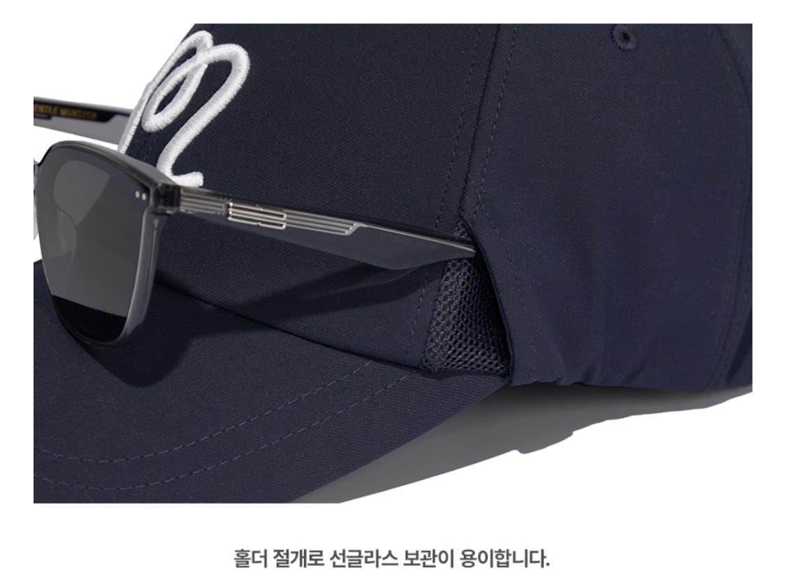 새상품) 말본 골프 선글라스 홀더 볼캡 네이비 판매. 상품이미지4
