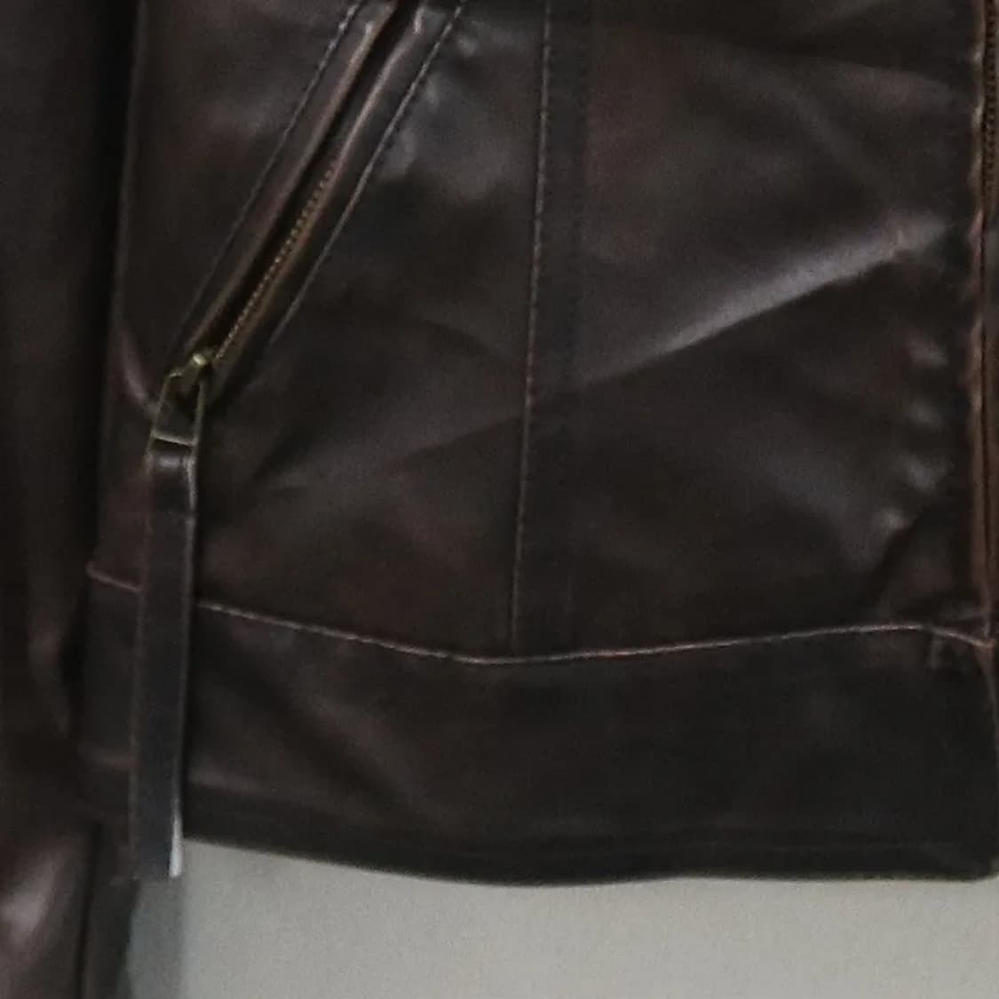  BB DAKOTA 브라운 페이크 레더 자켓 60361 상품이미지4