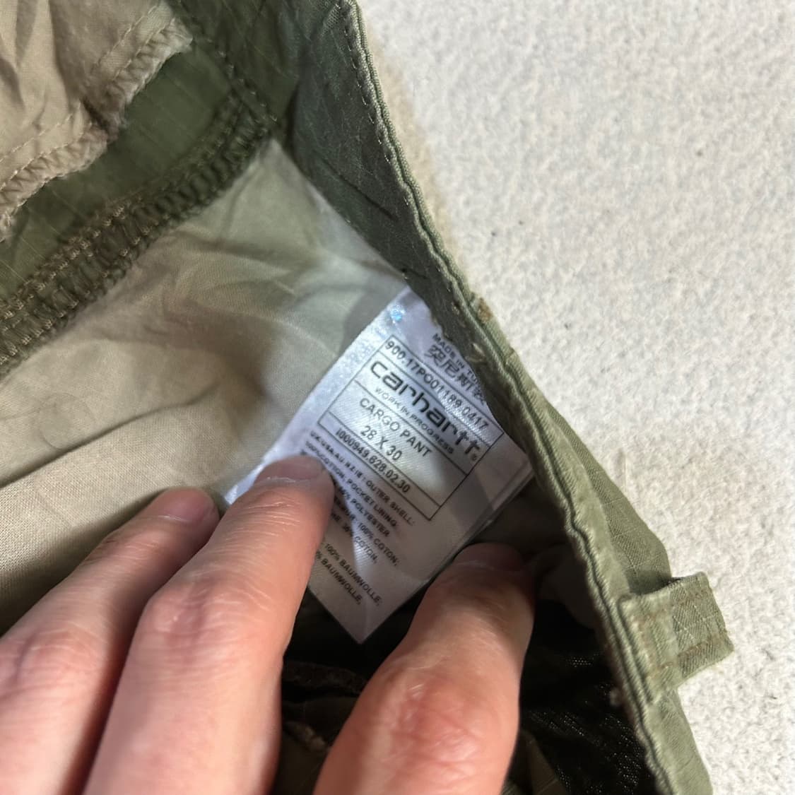 칼하트 카고팬츠 상품이미지3