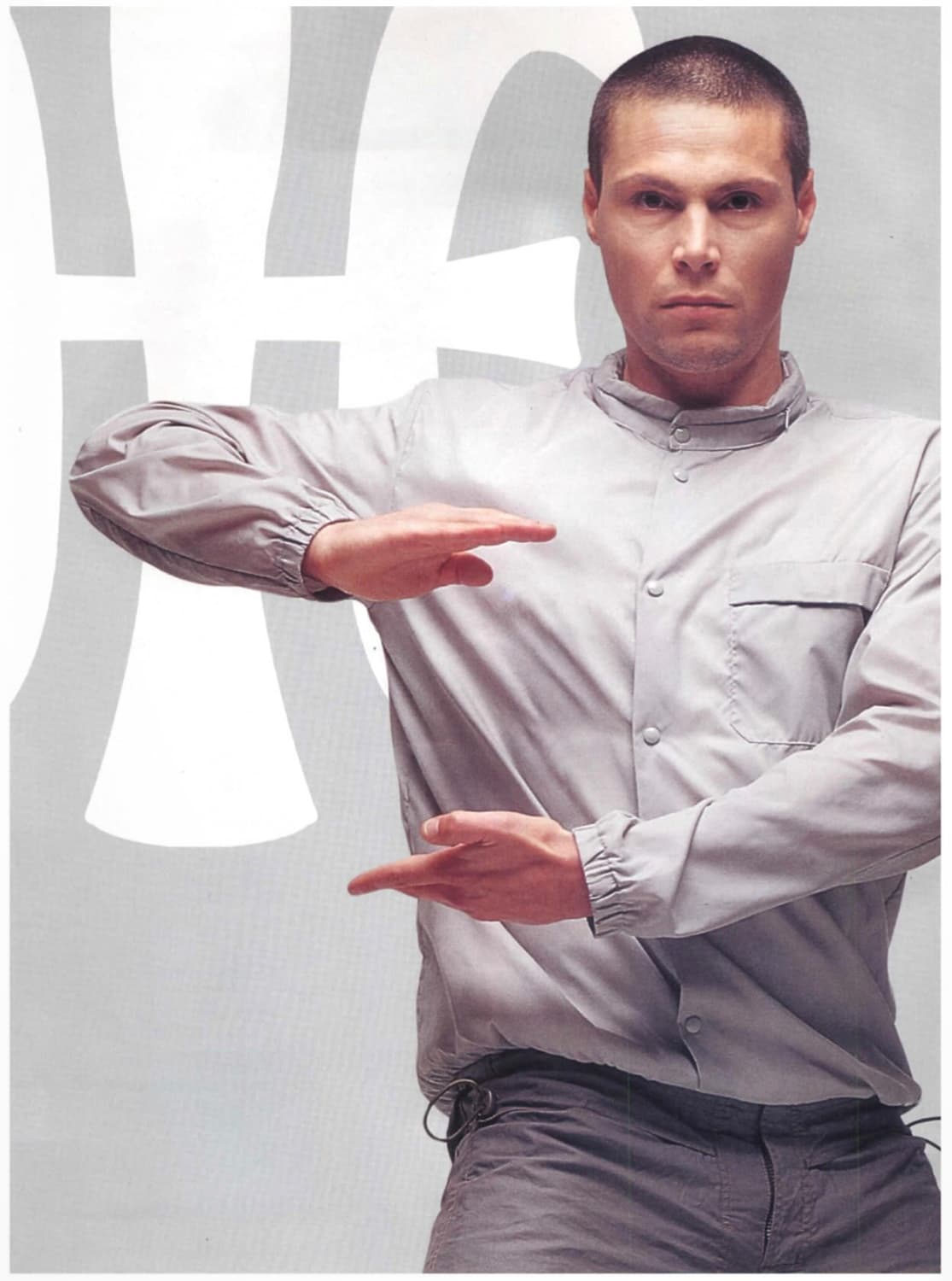 헬무트 랭 1997 S/S 래인 코치 자켓 (샘플) 상품이미지4