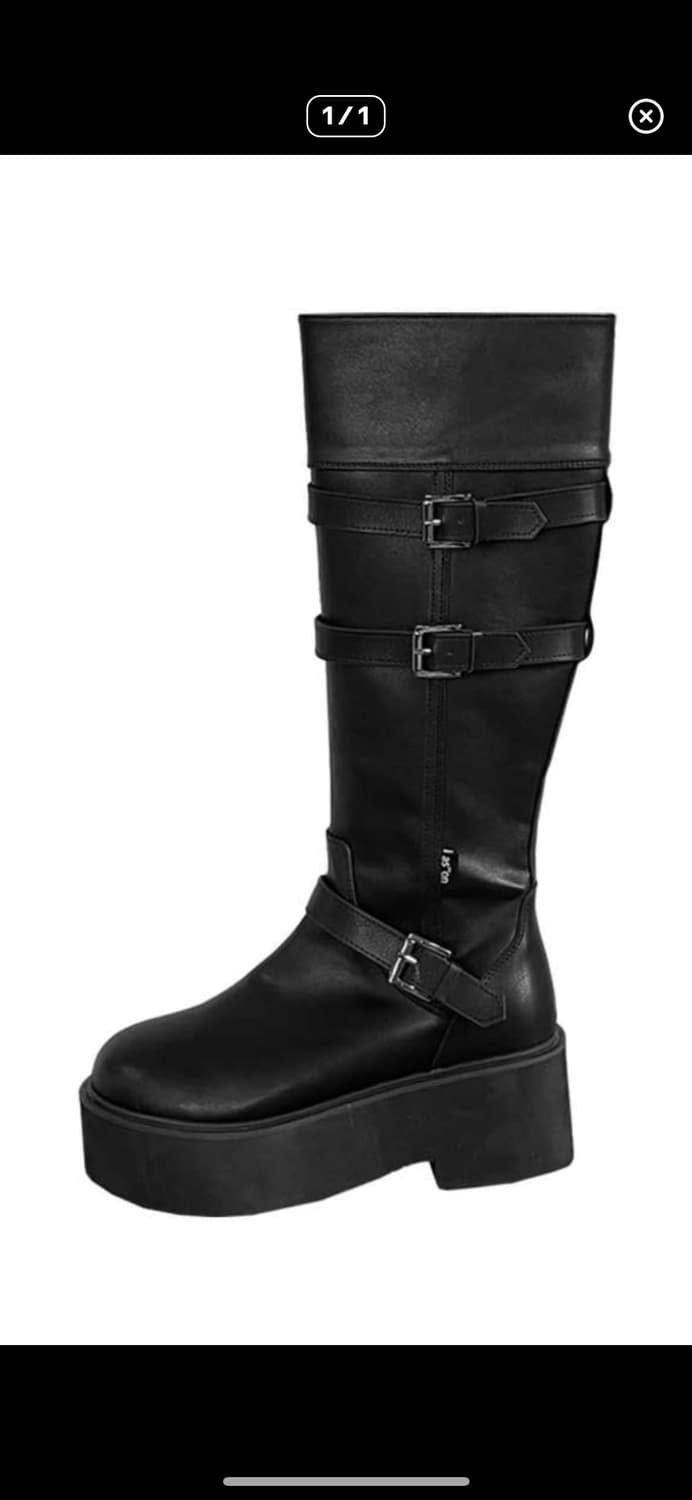 애즈온 ASON 마야부츠 롱 블랙 245 상품이미지1