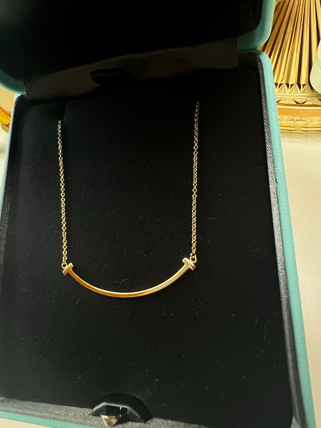 티파니앤코 스마일 목걸이  로즈골드 18k 정품 상품이미지4