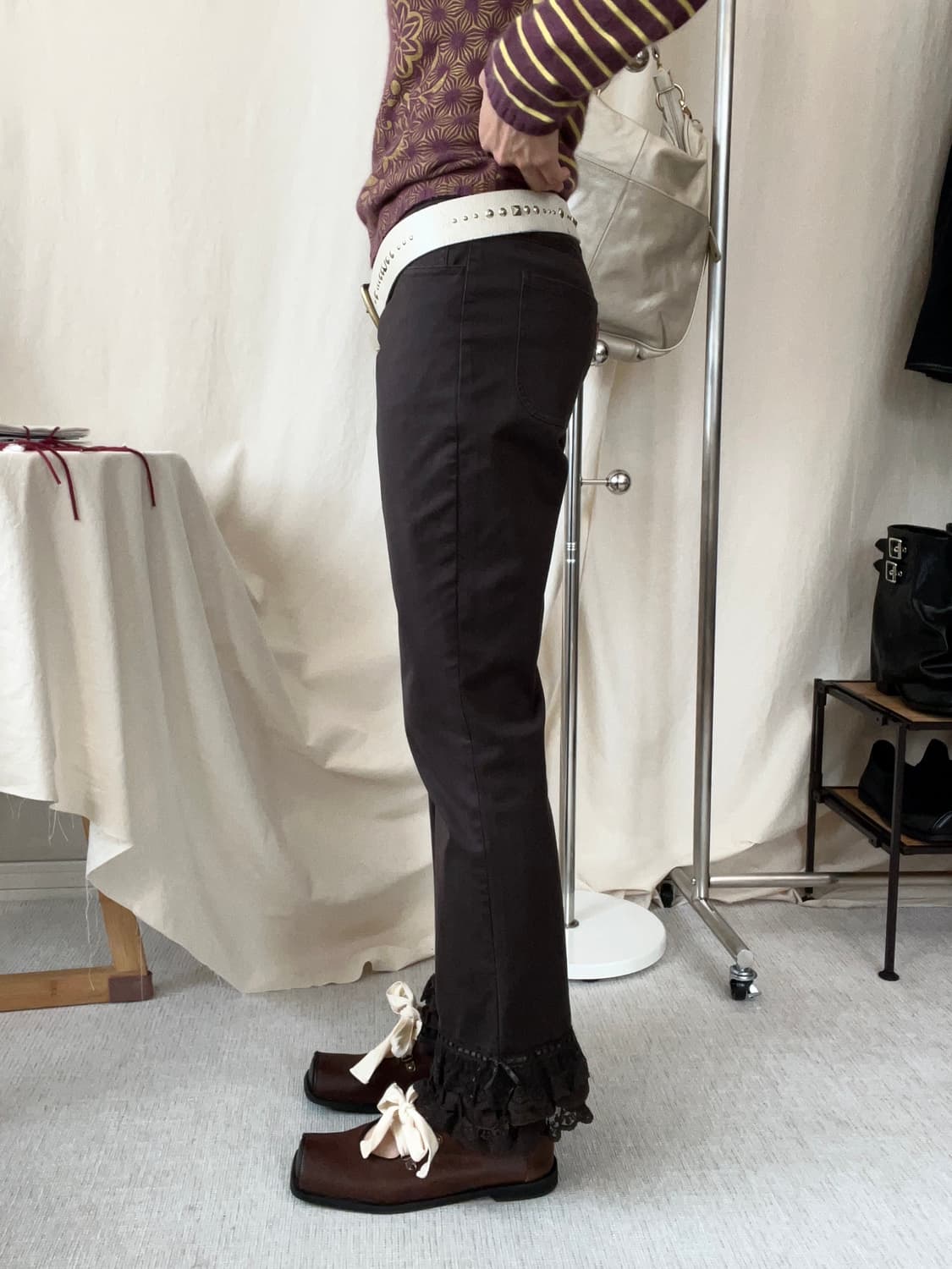 Pink House Lace Pants 상품이미지2