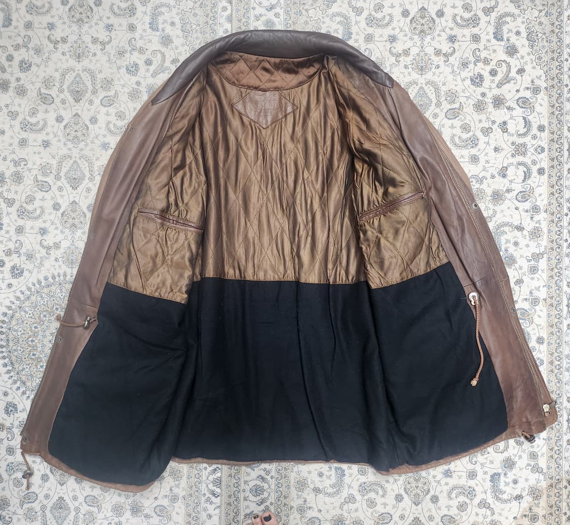 90s 빈티지 리얼 레더 M65 자켓 L (115까지) 상품이미지2