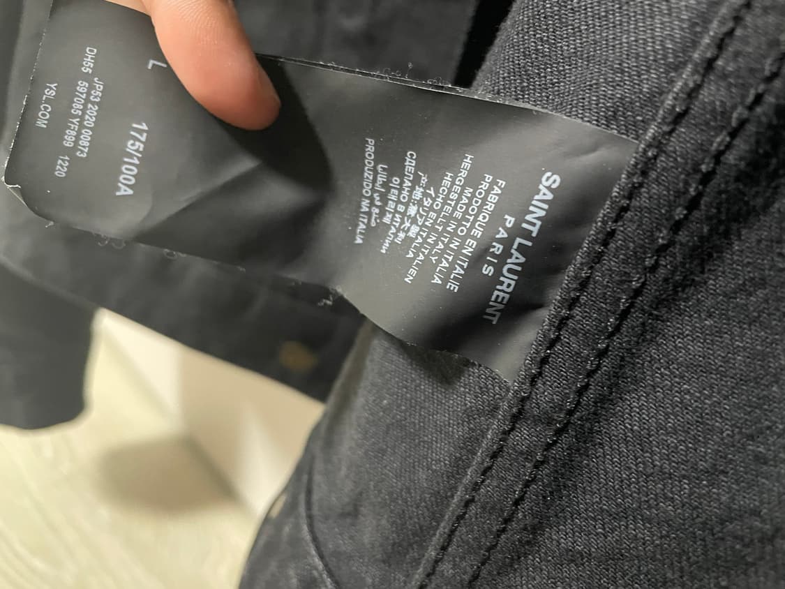 생로랑 퍼머넌트 데님자켓 L 상품이미지2