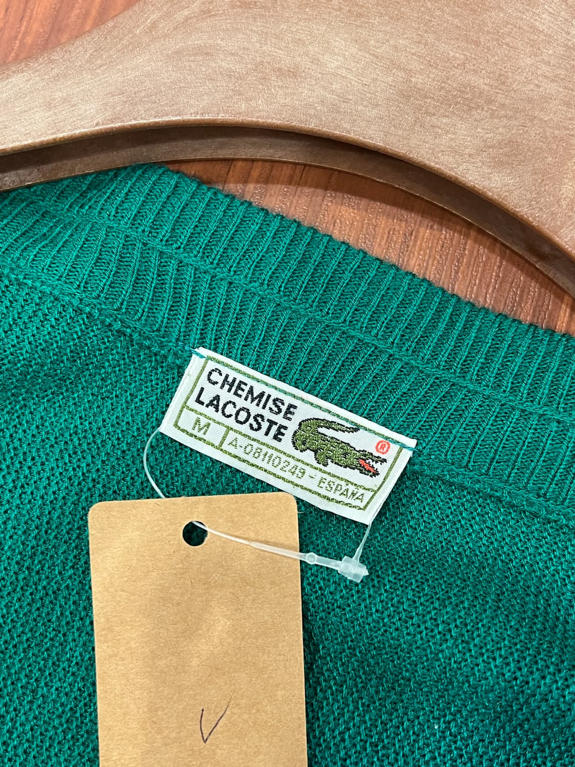90s Lacoste 라코스테 가디건 (made in Spain) 상품이미지9