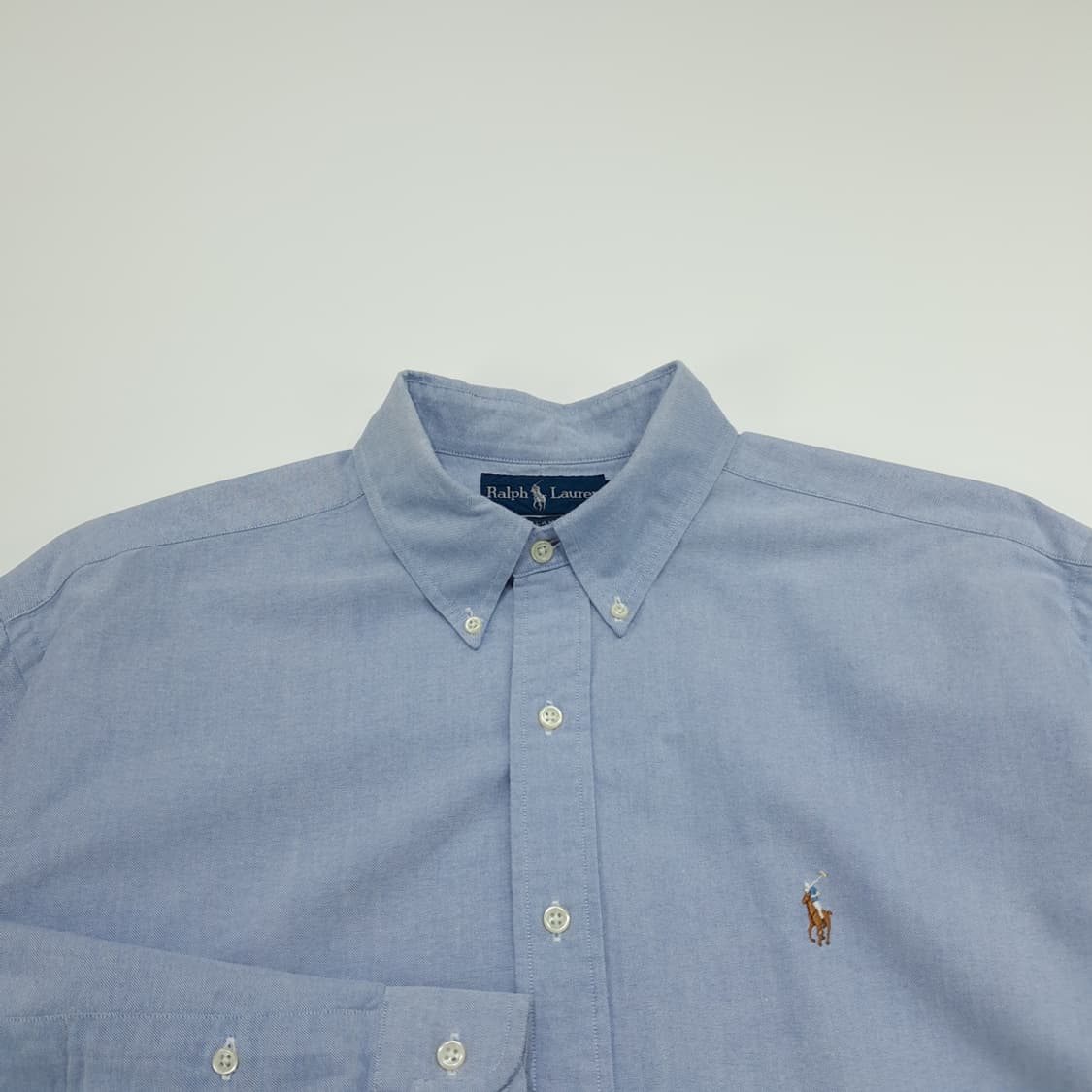 CN918 XL 폴로 랄프로렌 클래식블루 긴팔 셔츠 남방 상품이미지3