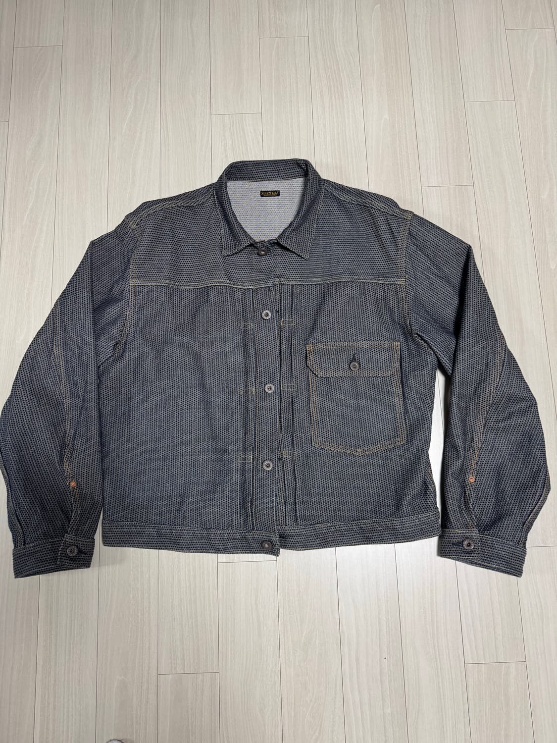 캐피탈 센츄리 데님 자켓 1타입 넘버7 5사이즈 판매합니다. 상품이미지2