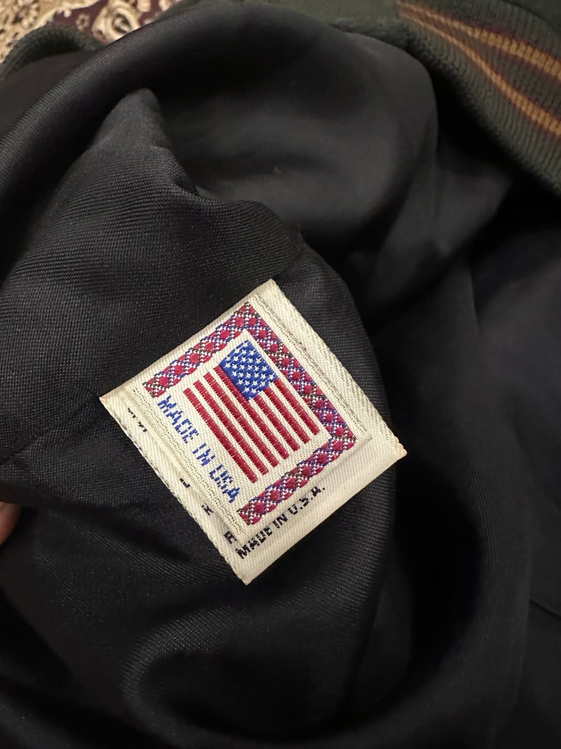 XXL)골든베어 울 레더 바시티 made in usa 상품이미지5
