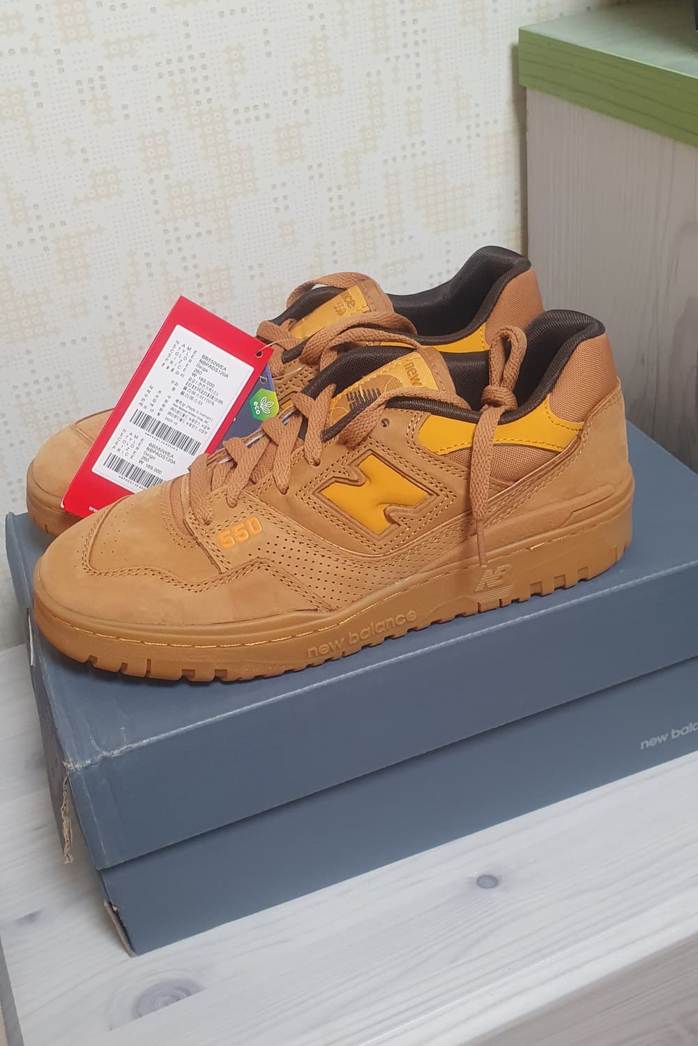 뉴발란스 550 브라운 260사이즈 판매 된장  상품이미지1