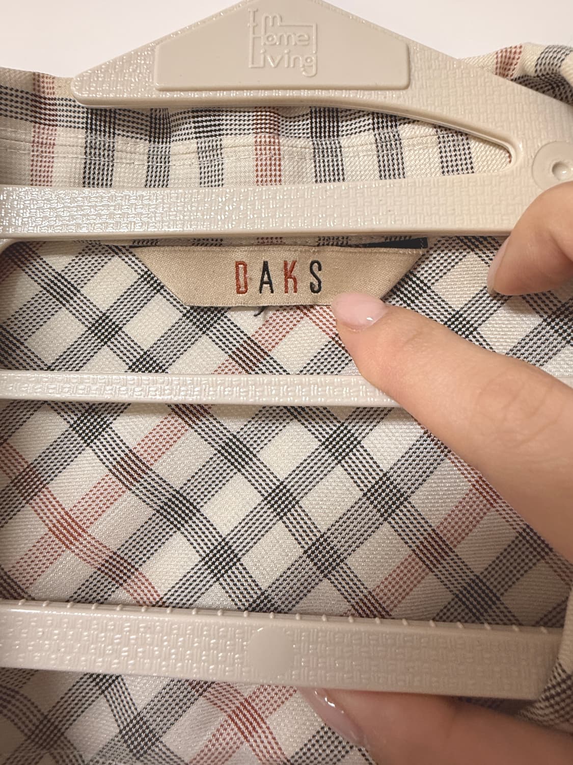 닥스 DAKS 체크 반팔 원피스 상품이미지4