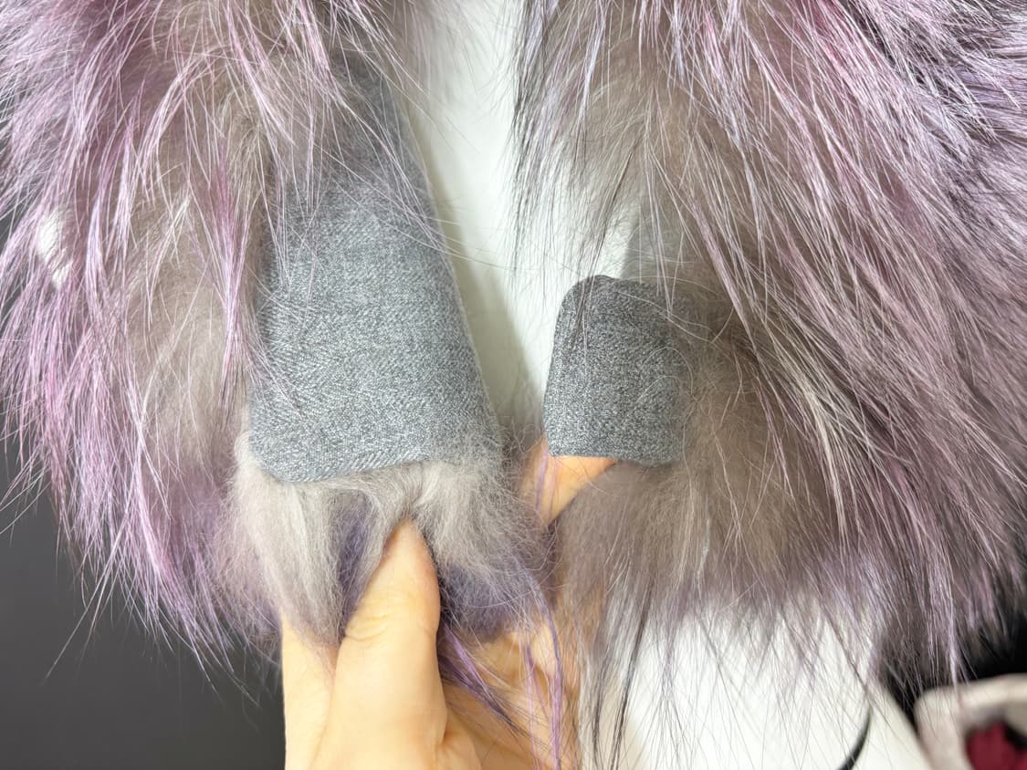 리가ㅡ 새제품/ 천연 폭스 자석 내장형 넥워머/목도리/카라/머플러 상품이미지7