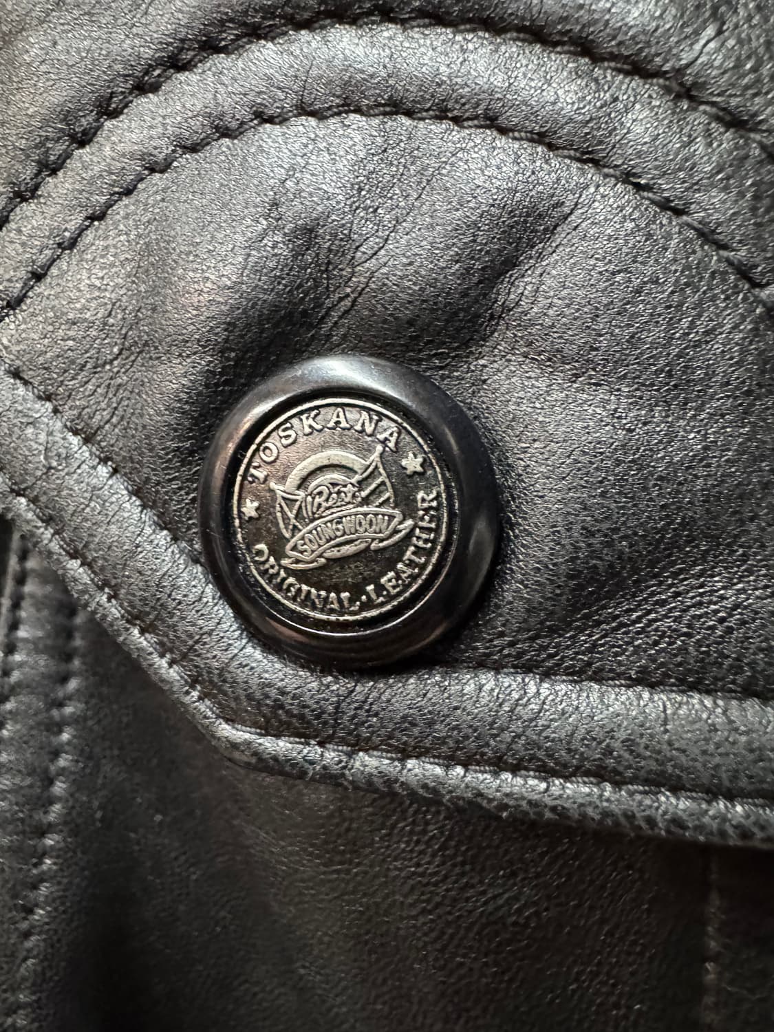 토스카나 헤비 리얼가죽 보머 자켓 L 상품이미지4