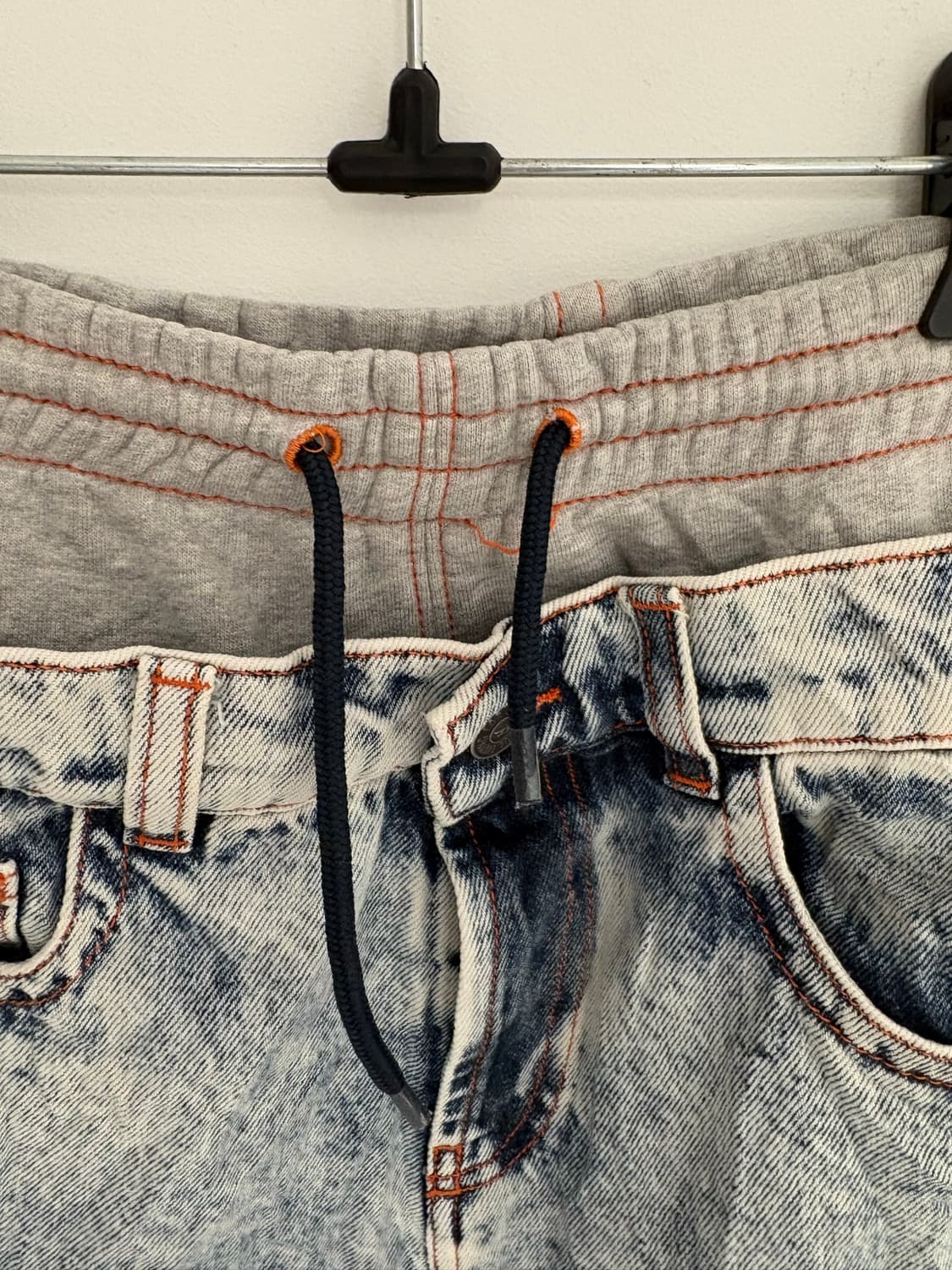 diesel denim banding half-pants 상품이미지3
