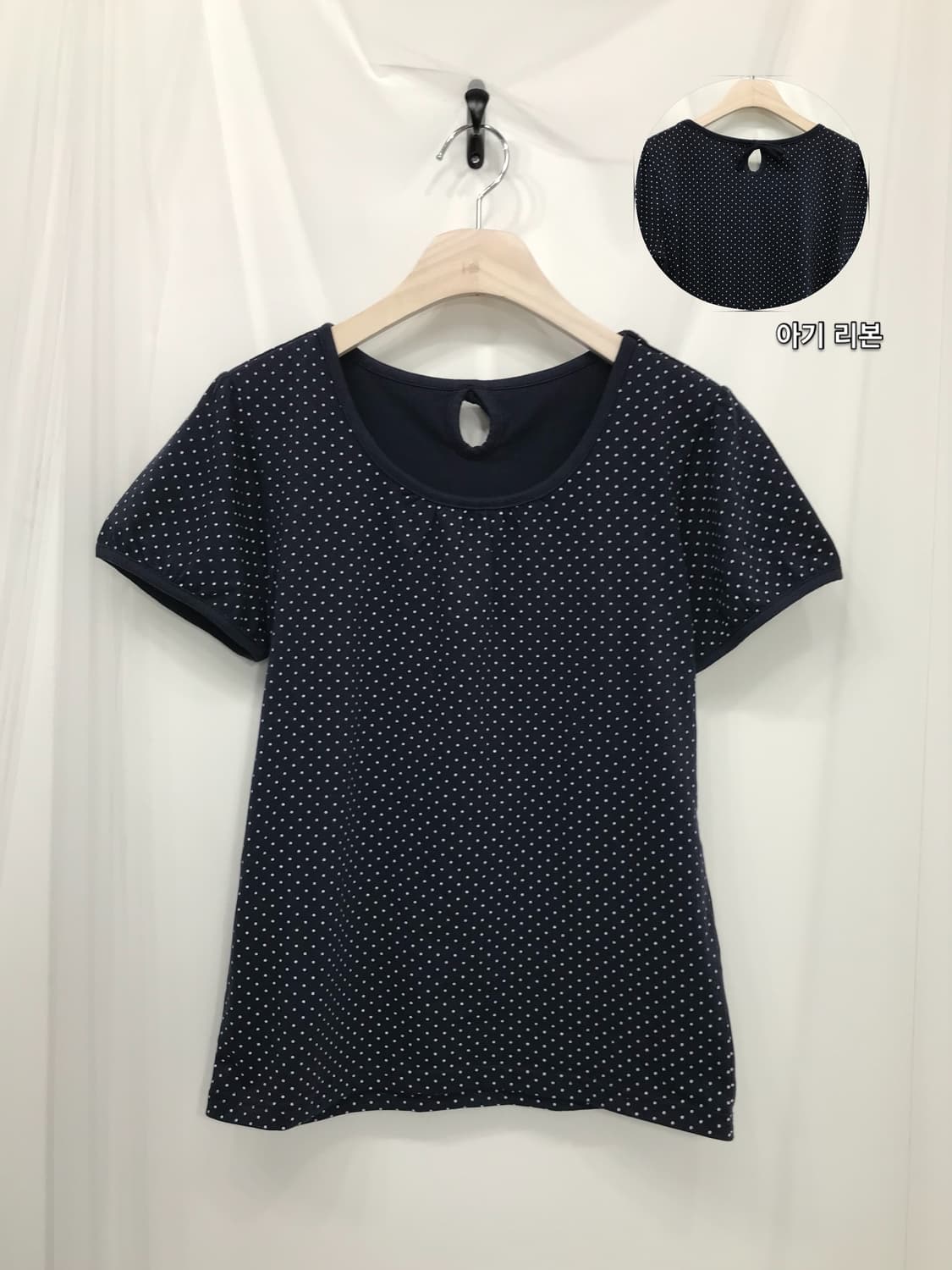 ✿ 네이비 도트 데일리 모리 set ✿ 상품이미지4