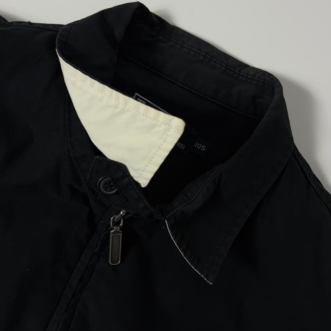 Polo  폴로 랄프로렌 90,s 블랙 코튼 해링턴 자켓 상품이미지4