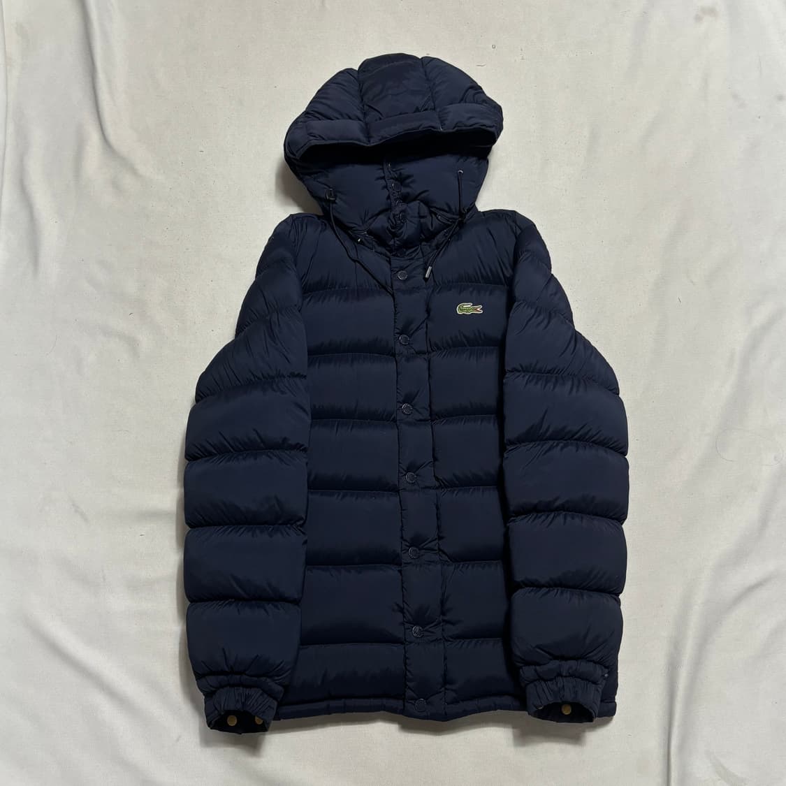 48 라코스테 네이비 구스 다운 패딩 상품이미지2