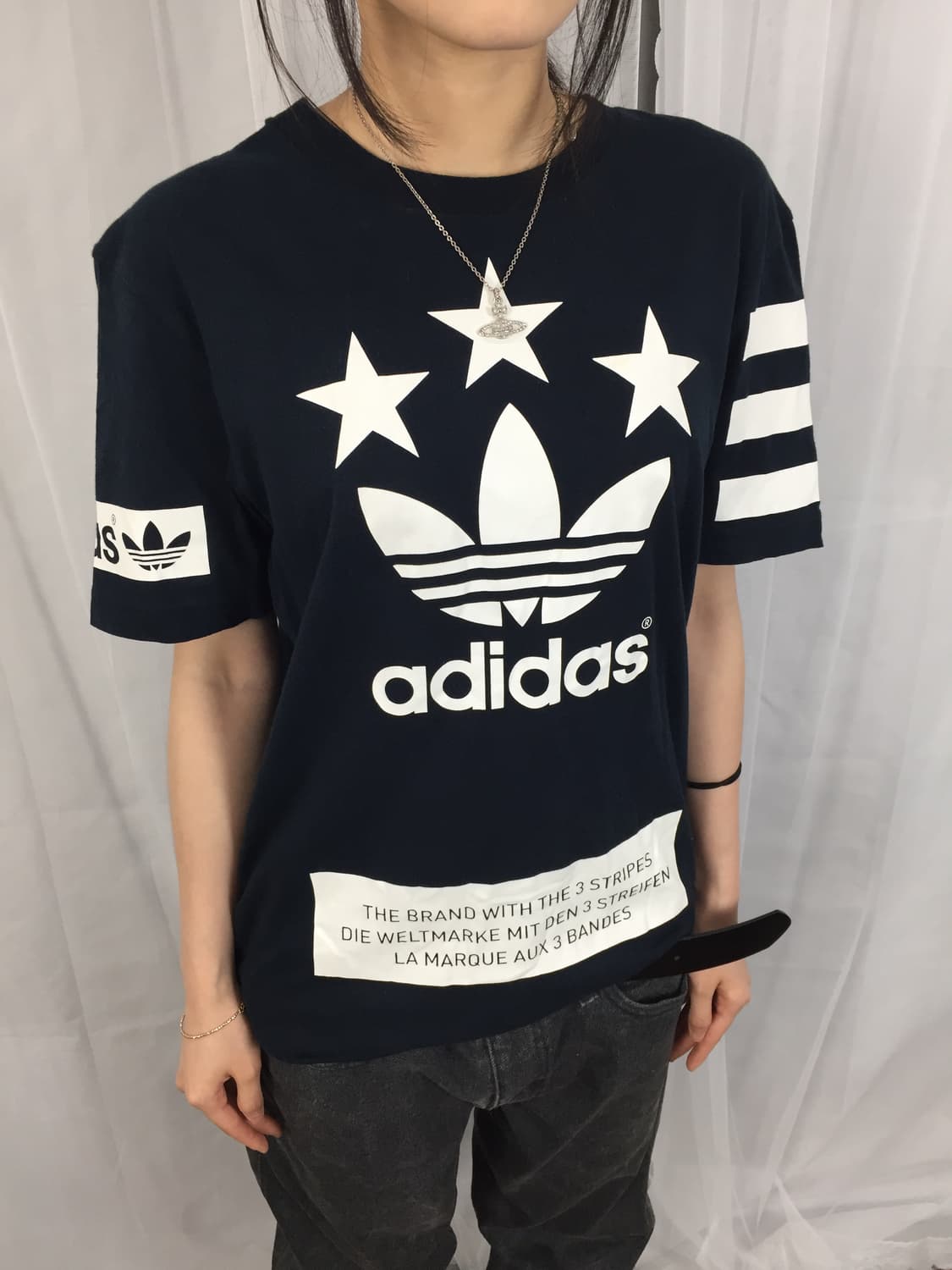 Adidas Originals Trefoil Graphic T-Shirt 상품이미지2