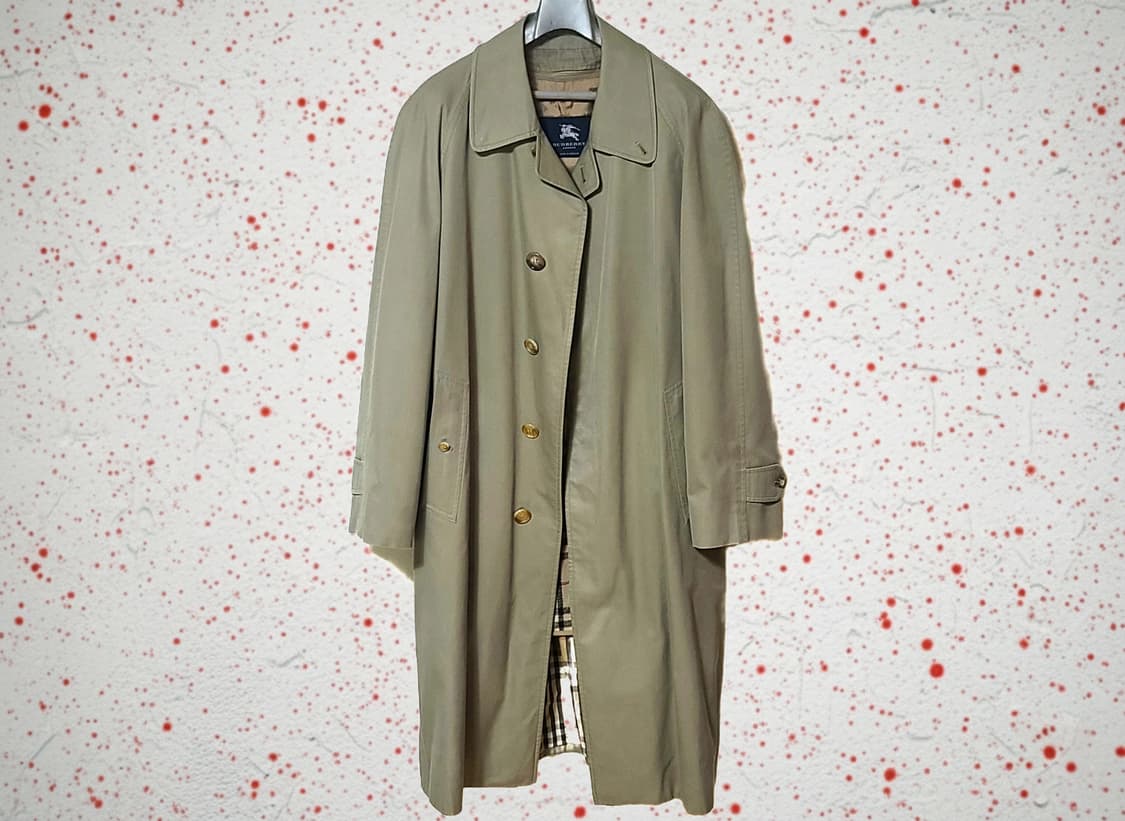 Burberry's 버버리 90s 싱글 면코트 상품이미지4