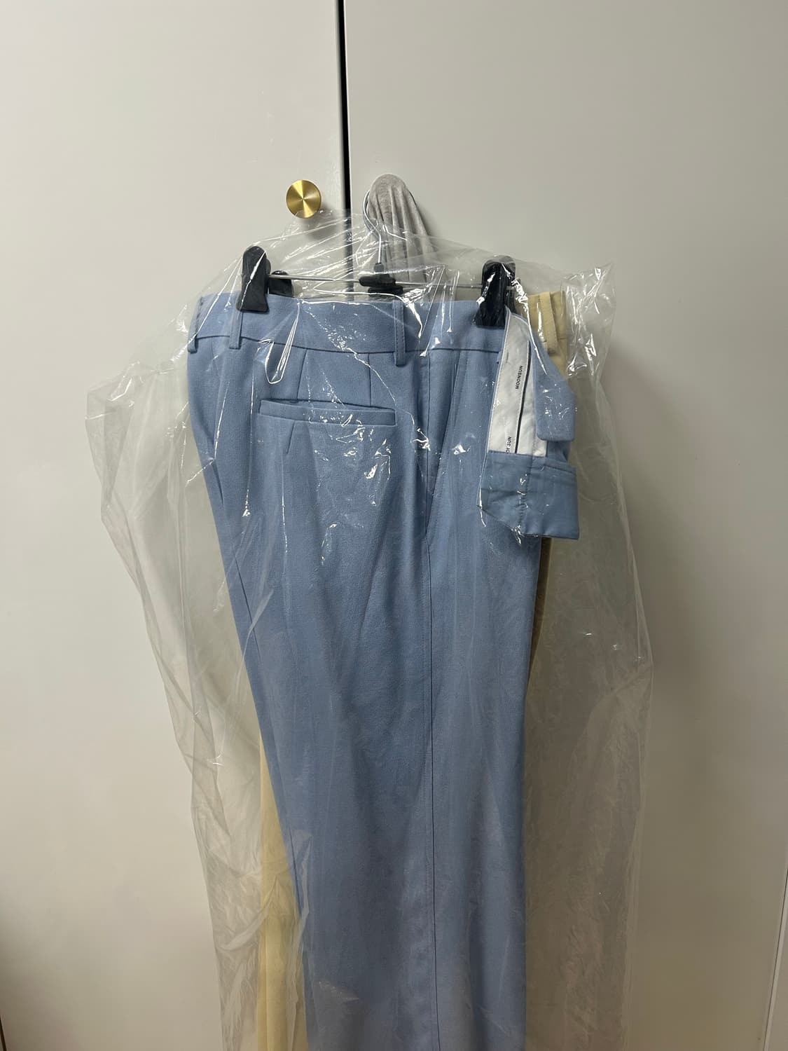 문선  Crape Boots Cut Slacks 상품이미지3