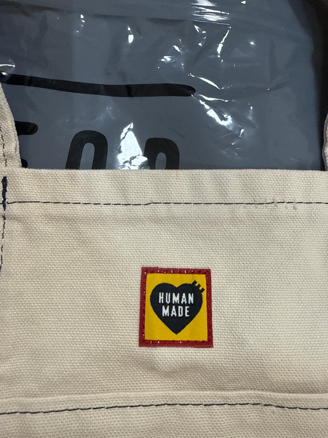 휴먼메이드 가먼트 다이드 토트백 화이트  상품이미지4