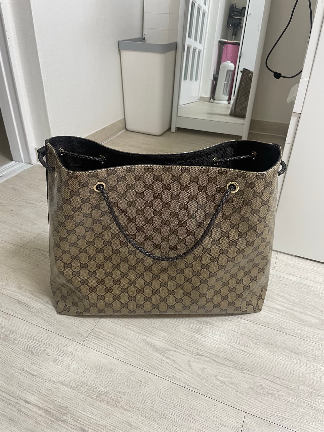 구찌 크리스탈 지포드 토드백 라지 상품이미지1