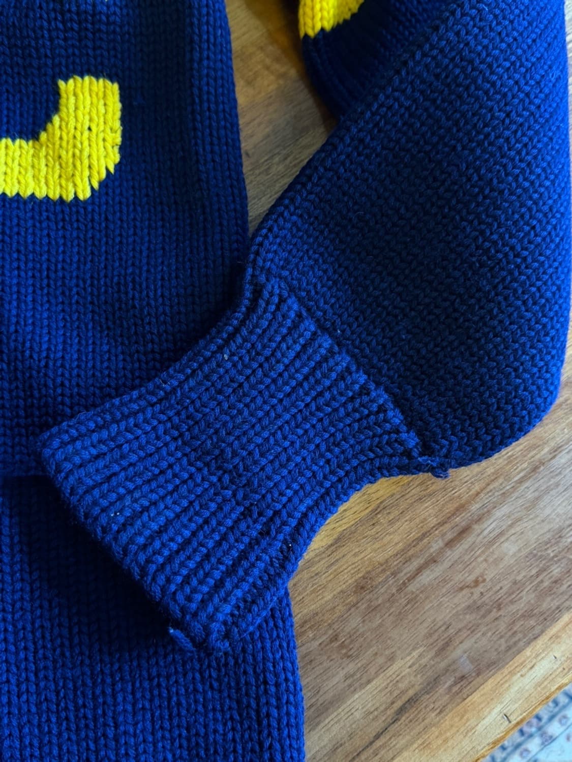 80s 브로드웨이 니팅 밀스 레터맨 가디건 100 상품이미지7