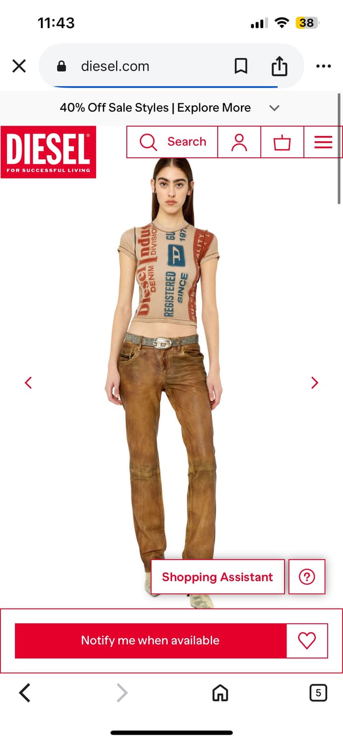 Diesel T-Skinzy-G2 구합니다 상품이미지1