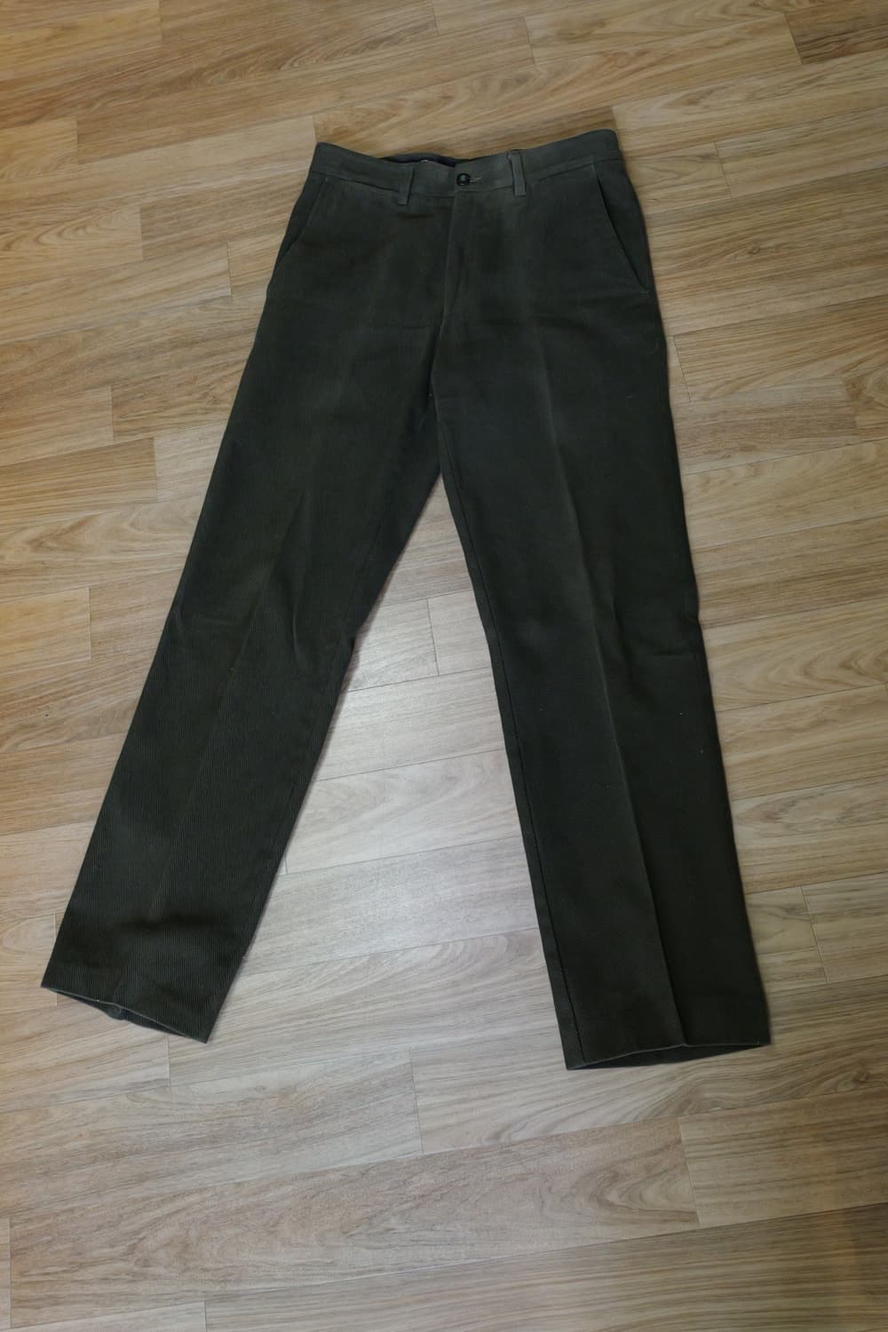 제냐 코듀로이 팬츠 올리브색 32 상품이미지1