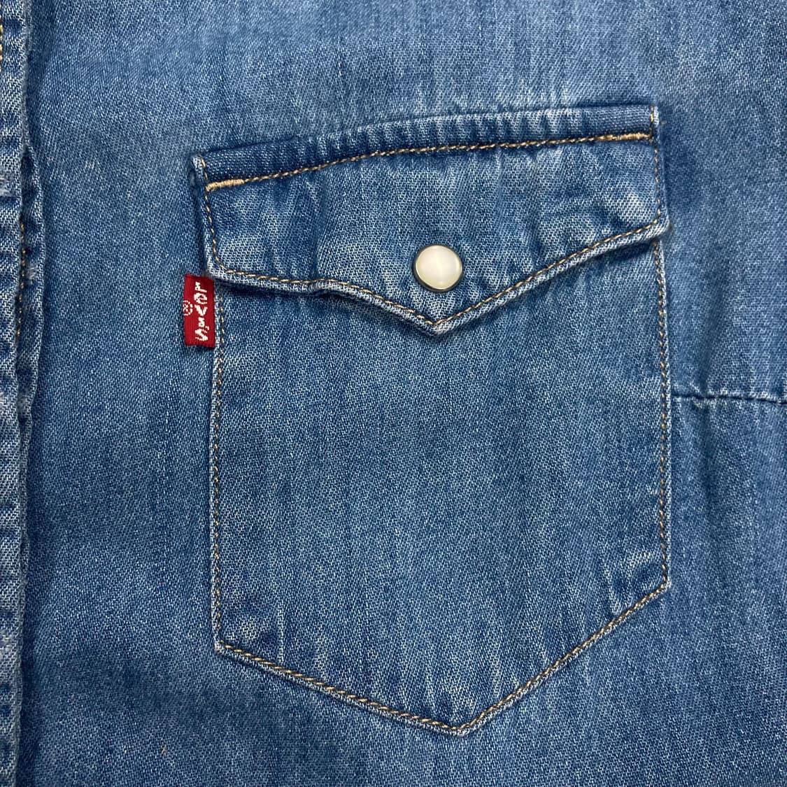 리바이스 웨스턴 데님 셔츠 상품이미지2