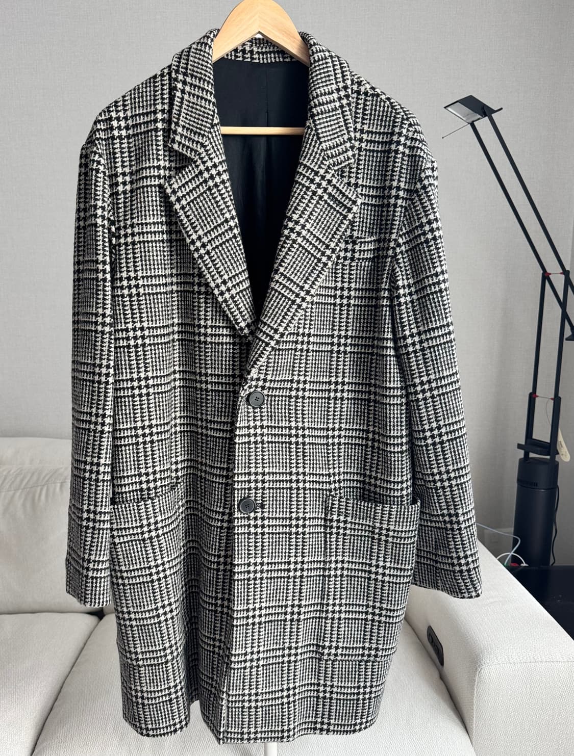 Ami Check Coat 상품이미지4
