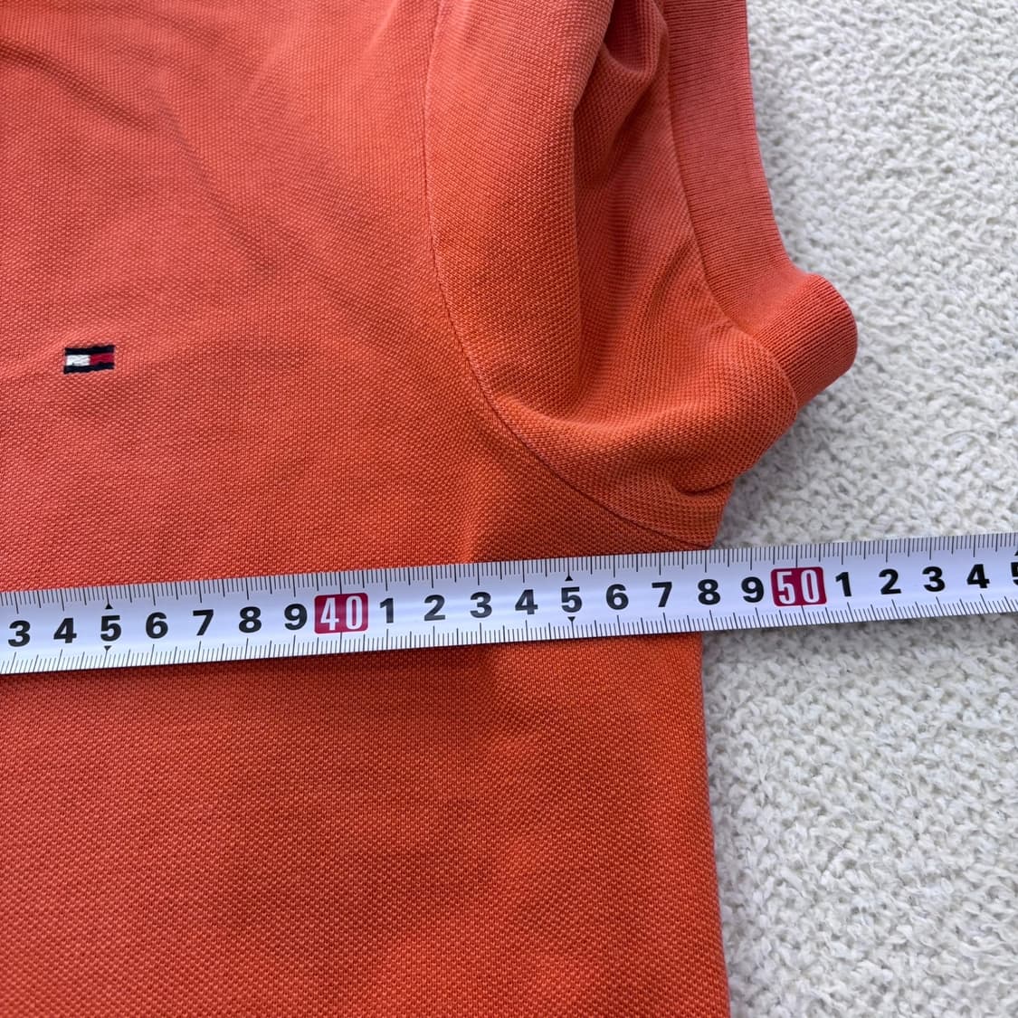 S 타미힐피거 슬림핏 반팔 카라 티셔츠 0416E 상품이미지6